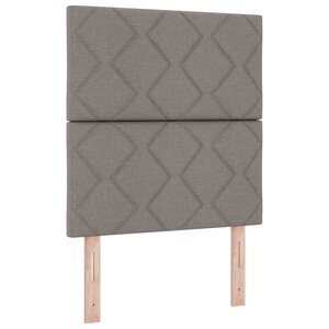vidaXL Tête de lit avec tête de lit Taupe 80 cm tissu
