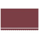 vidaXL Auvent Rétractable Bordeaux 350 x 200 cm tissu