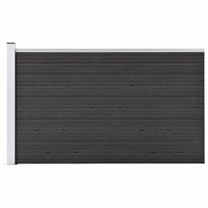 vidaXL Clôture de jardin WPC 175x105 cm Gris