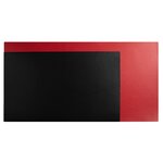 Sous-mains  400 x 800 mm  noir / rouge EXACOMPTA