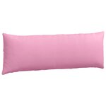 vidaXL Coussins de canapé 2 Pièces Rose 120 x 40 cm tissu
