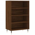 vidaXL Buffet haut chêne marron 57x35x90 cm bois d'ingénierie