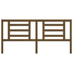 vidaXL Tête de lit Marron miel 206x4x100 cm Bois de pin massif