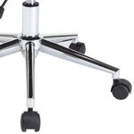 vidaXL Chaises pivotantes à manger lot de 4 bois courbé et similicuir