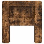 vidaXL Cabinet de Tête de Lit Chêne fumé Bois d’ingénierie