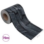 vidaXL Écran d'intimité de jardin PVC 70x0 19 m Gris