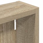 vidaXL Armoire murale de salle de bain Chêne Sonoma 40 x 10 x 50 cm