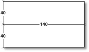 Boite de 1000 étiquettes pour machine à affranchir : double 140 x (2 x 40)