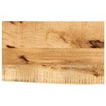 vidaXL Dessus de table 50x20x3 8 cm bord vif bois massif manguier brut