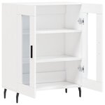 vidaXL Buffet blanc 69 5x34x90 cm bois d'ingénierie