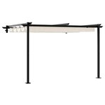vidaXL Pavillon 300 x 300 x 200 cm Crème Polyester