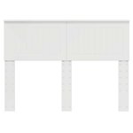 vidaXL Tête de lit Blanc Brillant 120 cm Bois d'ingénierie