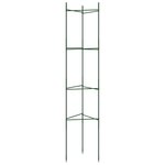 vidaXL Cages à tomates 8 Pièces 154 cm acier et PP