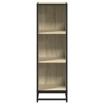 vidaXL Bibliothèque chêne sonoma 33 5x33x107 5 cm bois d'ingénierie
