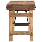 vidaXL Bancs Marron Bois massif