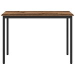 vidaXL Table de salle à manger / Table de repas MÉTAL