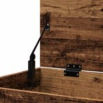 vidaXL Coffre de rangement vieux bois 84x42x46 cm bois d'ingénierie