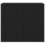 vidaXL Haut meuble Chêne noir 80 x 33 x 150 cm Bois d'ingénierie