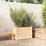vidaXL Jardinière d'extérieur 100x50x70 cm bois de pin massif