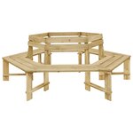 vidaXL Banc de jardin 240 cm Bois de pin imprégné