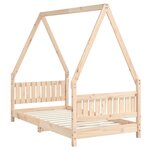 vidaXL Cadre de lit pour enfant 80x160 cm bois de pin massif