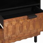 vidaXL Cabinet de chevet Marron 50 x 33 x 62 cm Bois de mangue massif