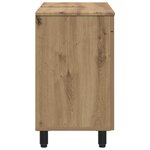 vidaXL Unité de vanité de salle de bain Chêne artisanal