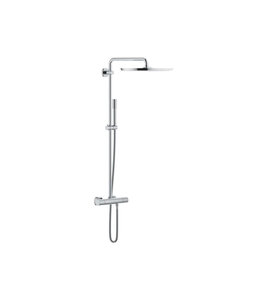 Grohe colonne de douche rainshower 400 27174001 - mitigeur thermostatique - limiteur de température - chrome