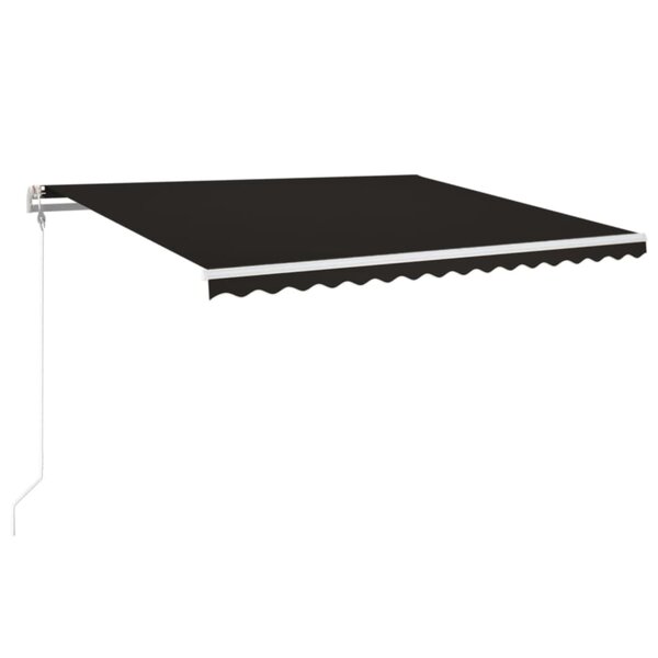 vidaXL Auvent rétractable automatique 400x350 cm Anthracite