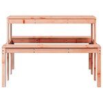 vidaXL Table de pique-nique 110x134x75 cm bois massif de douglas
