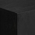 vidaXL Buffet noir 60x33x100 cm bois d'ingénierie