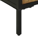 vidaXL Buffet Marron 70 x 35 x 70 cm Bois de manguier massif