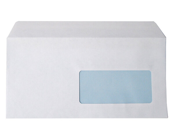 Lot de 500 Enveloppes autoadhésives DL 110x220 avec fenêtre 45x100 mm