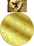 Monnaie PERSEUS 1/1000 Oz Or 12$ Liberia 2026 (PRÉCOMMANDE)