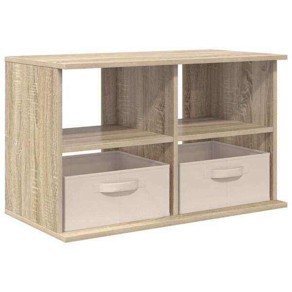 vidaXL Support de télévision avec tiroir Chêne Sonoma 79 x 40 x 48 cm