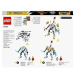 Lego 71761 ninjago l'évolution robot de puissance de zane  avec figurines serpent  bataille ninja avec banniere a collectionner