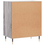 vidaXL Buffet sonoma gris 57x35x70 cm bois d'ingénierie