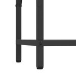 vidaXL Portant de bois chauffage noir 34x25x70 cm