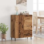 vidaXL Buffet Bois Ancien 69 5 x 34 x 90 cm Bois d'ingénierie et fer