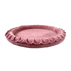 Tapis de jeu Nest en velours rose
