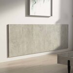 vidaXL Tête de lit murale Gris béton 240x1 5x80 cm Bois d'ingénierie