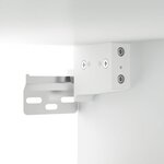 vidaXL Armoire murale suspendue Blanc 69 5x34x90 cm