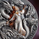 MYTHICAL HYDRA Dragonology 2 Once Argent Monnaie 2000 Francs Cameroon 2025