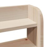 vidaXL Cadre de lit avec tête de lit 120x200 cm bois de pin massif
