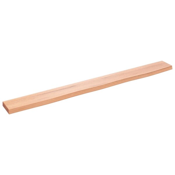 vidaXL Étagère murale marron clair 100x10x2cm bois chêne massif traité