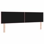 vidaXL Tête de lit Montage mural Géométrique Rose 180 cm Velours