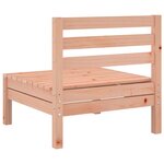 vidaXL Canapé de jardin sans accoudoirs bois massif douglas