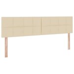 vidaXL Lit de Rangement Crème 180 x 200 cm Cuir synthétique
