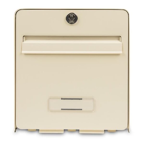 Boîte aux lettres normalisée Favor en acier galvanisé - 1 porte - Beige- BURG WACHTER