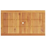 vidaXL Ensemble de salle à manger pour jardin 5 Pièces Marron